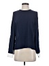 Blaque Label Solid Blue Long Sleeve Blouse Size S - photo 1