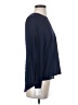 Blaque Label Solid Blue Long Sleeve Blouse Size S - photo 4