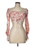 O. Vianca Orange 3/4 Sleeve Blouse Size L - photo 1