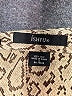 Ishyu 100% Silk Animal Print Brown Long Sleeve Silk Top Size 4 - photo 7