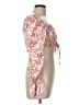 O. Vianca Orange 3/4 Sleeve Blouse Size L - photo 4