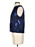 Vince. 100% Polyester Blue Sleeveless Blouse Size S - photo 5