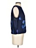 Vince. 100% Polyester Blue Sleeveless Blouse Size S - photo 4