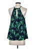 Alya 100% Polyester Green Sleeveless Blouse Size S - photo 2