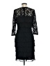 Alex Evenings 100% Polyester Black Cocktail Dress Size 6 - photo 2