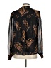 CAbi 100% Polyester Black Long Sleeve Blouse Size M - photo 2