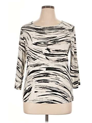 JM Collection 3/4 Sleeve T-Shirt (view 1)