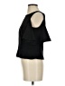 Eliza J Black Short Sleeve Top Size 4 - photo 5