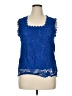 Unbranded Blue Sleeveless Blouse Size XL - photo 1
