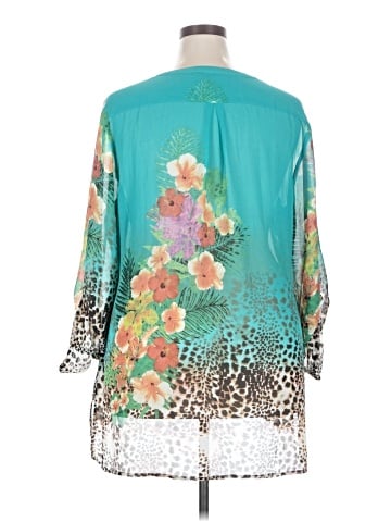 Soft Surroundings 3/4 Sleeve Blouse (view 2)