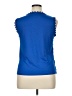 Unbranded Blue Sleeveless Blouse Size XL - photo 2