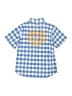 Phat Farm Checkered-gingham Blue Short Sleeve Button-Down Shirt Size 3T - photo 2