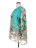 Soft Surroundings 100% Polyester Teal 3/4 Sleeve Blouse Size 2X - photo 5