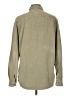 Zara Solid Green Long Sleeve Button-Down Shirt Size L - photo 2