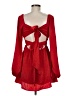 Unbranded Hearts Red Cocktail Dress Size M (estimated) - photo 2