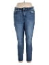 Gap Solid Blue Jeans Size 16 - photo 1