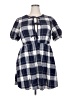 Torrid Plaid Blue Casual Dress Size 2X Plus (2) - photo 1