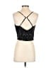 Stitch + Feather 100% Polyester Black Sleeveless Top Size M - photo 2