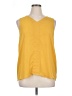 Maurices 100% Polyester Yellow Sleeveless T-Shirt Size XL - photo 1