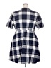 Torrid Plaid Blue Casual Dress Size 2X Plus (2) - photo 2
