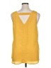 Maurices 100% Polyester Yellow Sleeveless T-Shirt Size XL - photo 2