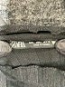 Zara 100% Cotton Black Turtleneck Sweater Size L - photo 7