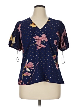 Harve Benard Short Sleeve Blouse
