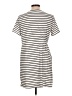 Shein Stripes Ivory Casual Dress Size L - photo 2