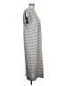LA Relaxed Stripes Gray Casual Dress Size L - photo 4