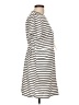 Shein Stripes Ivory Casual Dress Size L - photo 4