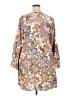 Unbranded 100% Polyester Paisley Tan Casual Dress Size XXL - photo 2