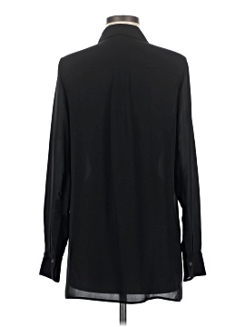 Vince. Long Sleeve Silk Top (view 2)