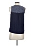 A New Day 100% Rayon Blue Sleeveless Blouse Size XS - photo 2