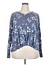 Como Vintage Blue Long Sleeve Henley Size XXL - photo 1