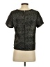 Dina Be Metallic Black Short Sleeve Top Size S - photo 2