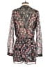 BCBGeneration 100% Polyester Paisley Black Romper Size S - photo 2