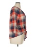French Laundry 100% Polyester Plaid Orange 3/4 Sleeve Blouse Size XL - photo 4
