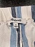 Madewell 100% Linen Stripes Blue Shorts Size M - photo 3