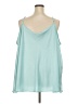Torrid Teal Sleeveless Blouse Size 5X Plus (6) - photo 2