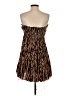FP One 100% Polyester Animal Print Brown Cocktail Dress Size S - photo 2