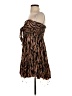 FP One 100% Polyester Animal Print Brown Cocktail Dress Size S - photo 5