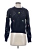 Shein 100% Polyester Hearts Blue Pullover Sweater Size S - photo 1