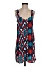 5/48 100% Polyester Print Teal Casual Dress Size S - photo 1