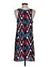 5/48 100% Polyester Print Teal Casual Dress Size S - photo 2