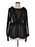 Torrid 100% Polyester Black Long Sleeve Blouse Size Med Plus (00) - photo 1
