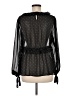 Torrid 100% Polyester Black Long Sleeve Blouse Size Med Plus (00) - photo 2