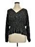 Universal Thread 100% Polyester Black Long Sleeve Blouse Size 1X - photo 1