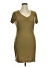 SO Solid Tan Casual Dress Size XL - photo 1