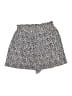 Express 100% Polyester Animal Print Ivory Shorts Size M - photo 1