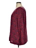 J.Jill 100% Rayon Red Long Sleeve Blouse Size XL (tall) - photo 5